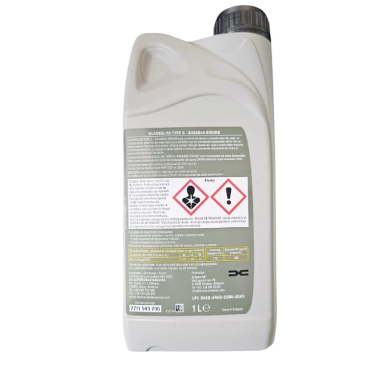 Antigel concentrat Dacia RX Tip D -37°, 1L - imagine 2