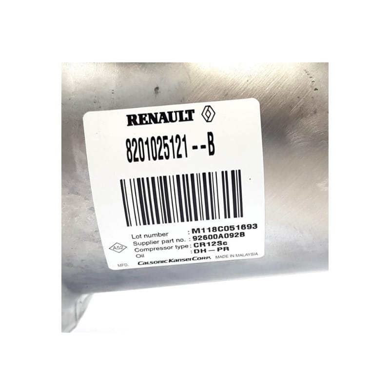 Compresor aer conditionat 8201025121 original Dacia Duster, Lodgy, Dokker, Sandero ll, Logan ll, Logan MCV ll - imagine 2