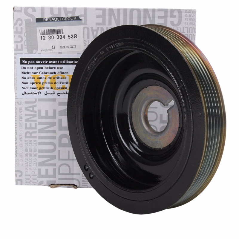 Fulie arbore cotit, fulie motor 123030453R originala Dacia Logan, Logan MCV, Sandero, Duster, Lodgy, Dokker, Sandero ll, Logan ll, Logan MCV ll