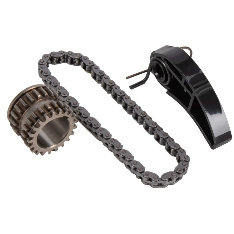Kit pinion arbore cotit + lanț pompă ulei + patină întinzător original Dacia Logan II / Sandero II 0.9 TCe – cod 150A03349R - imagine 2