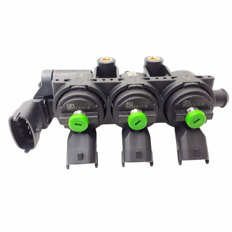 Rampa cu injectoare si senzor 175231448R originala Dacia Logan ll, Sandero ll, Logan MCV ll GPL 0.9 TCe - imagine 2