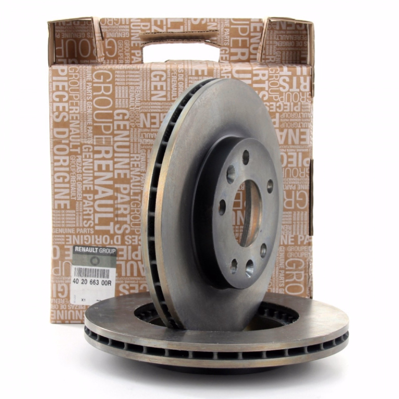 Set discuri frana fata 402066300R originale Dacia Duster l pentru modelele fara ESP/ABS