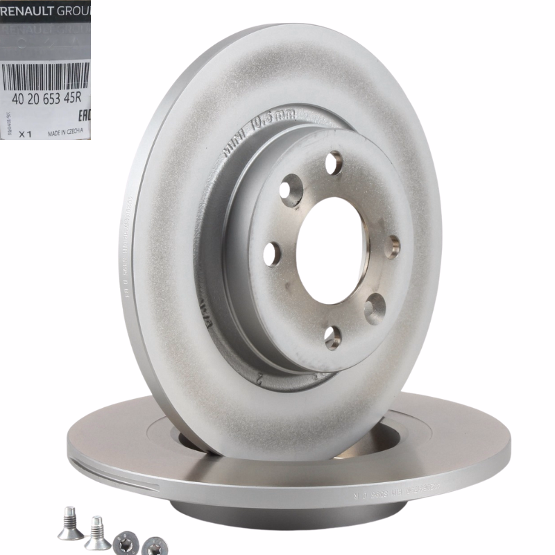 Set discuri frana neventilate 402065345R original Dacia Logan, Sandero, Logan ll, Sandero ll